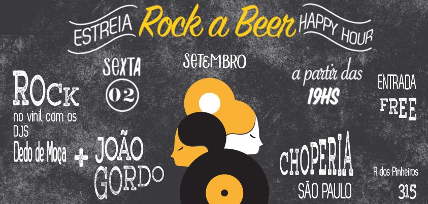 Happy hour na Choperia São Paulo tem cervejas artesanais, rockn’roll e discos de vinil